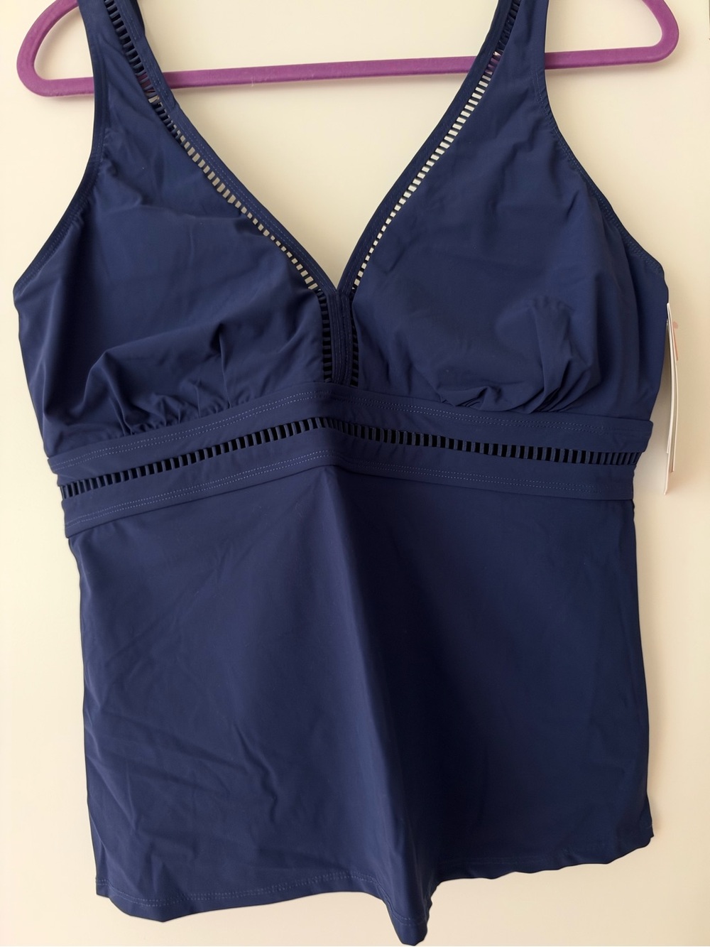 Christina Women’s Navy Blue Tankini Top